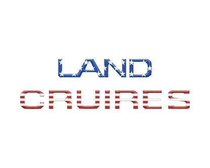 Rear Liftgate Letter Overlays Fits 2024-2026 Toyota Land Cruiser