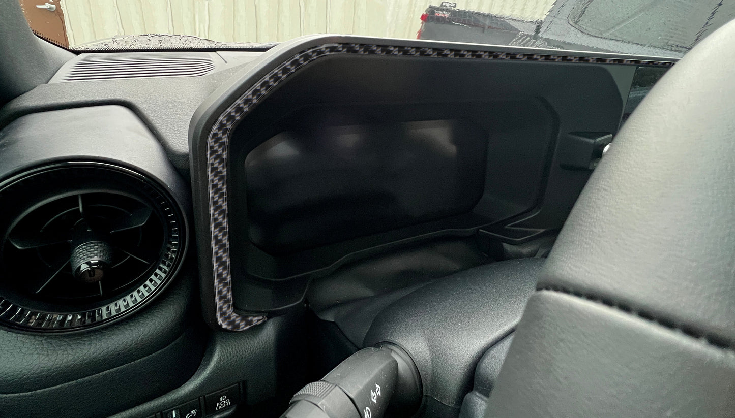 Instrument Panel Accent Overlays Fits 2024-2026 Toyota Landcruiser