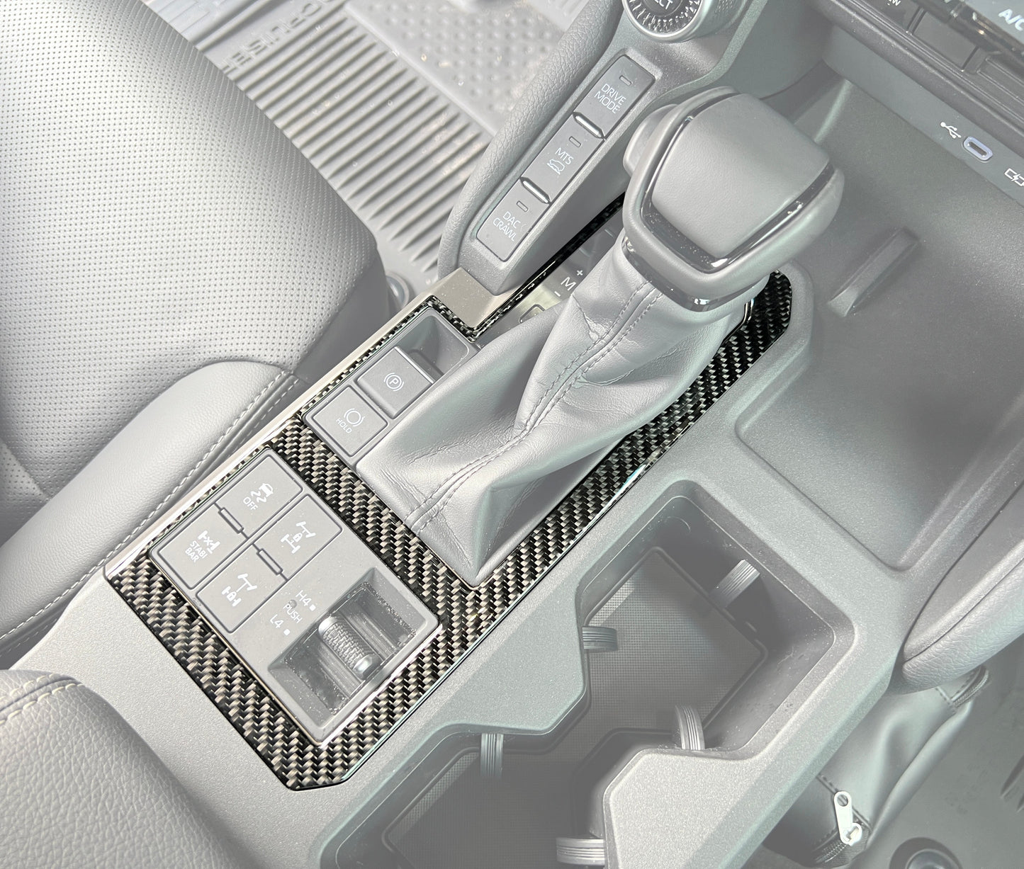 Shifter Surround Accent Trim Fits 2024-2026 Toyota Land Cruiser