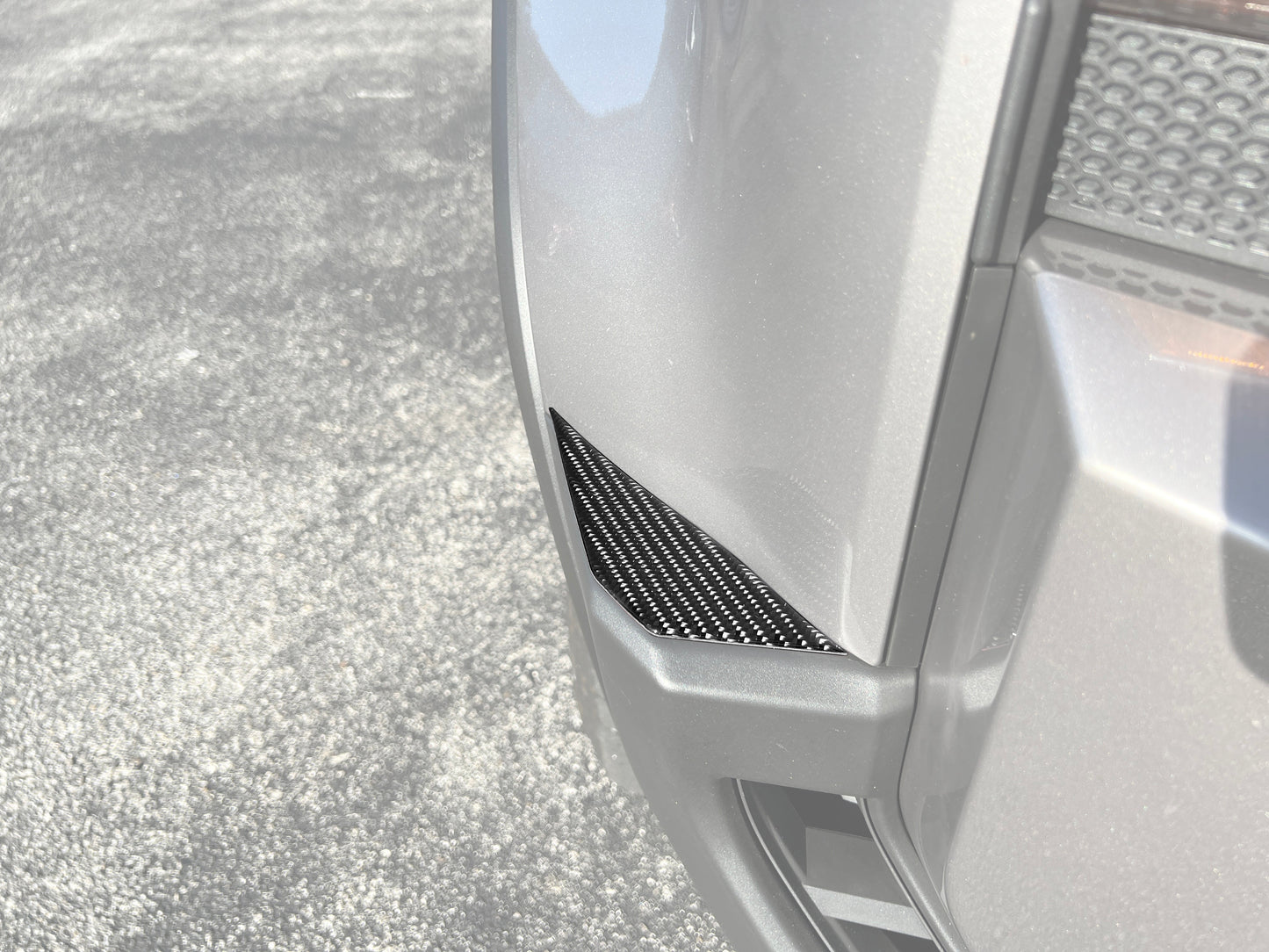 Front Bumper Top Sides Overlays Fits 2024-2026 Toyota Land Cruiser