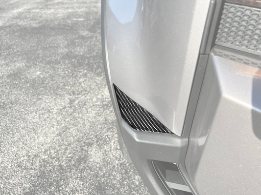 Front Bumper Top Sides Overlays Fits 2024-2026 Toyota Land Cruiser