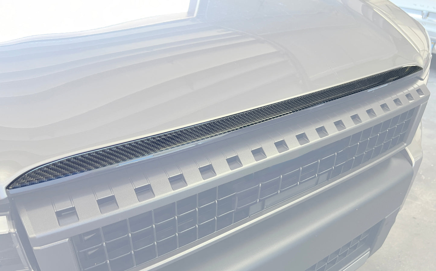 Front Center Hood Accent Trim Fits 2024-2026 Toyota Landcruiser