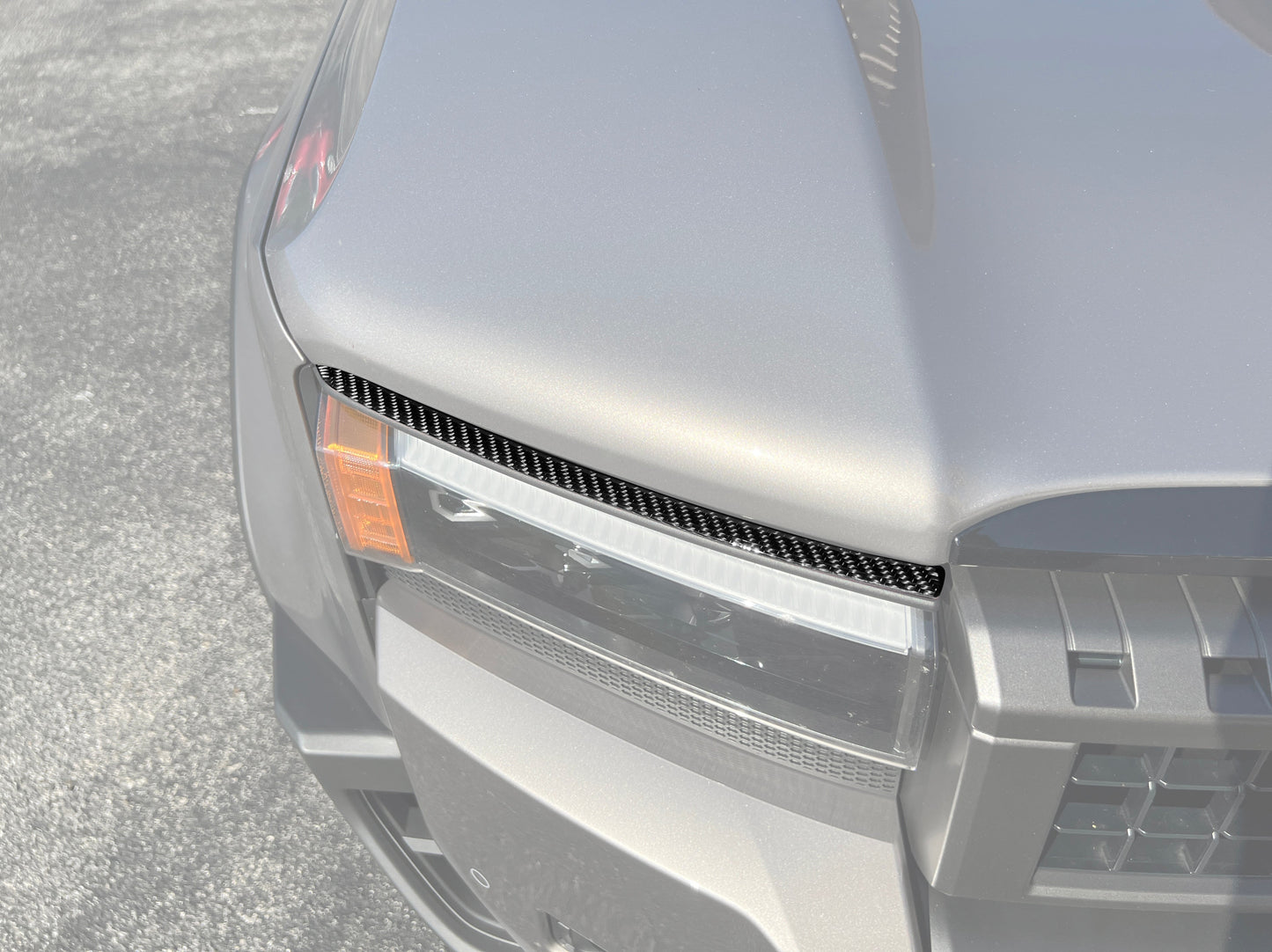 Upper Headlight Accent Trim Fits 2024-2026 Toyota Land Cruiser