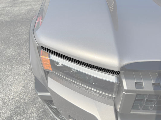 Upper Headlight Accent Trim Fits 2024-2026 Toyota Land Cruiser