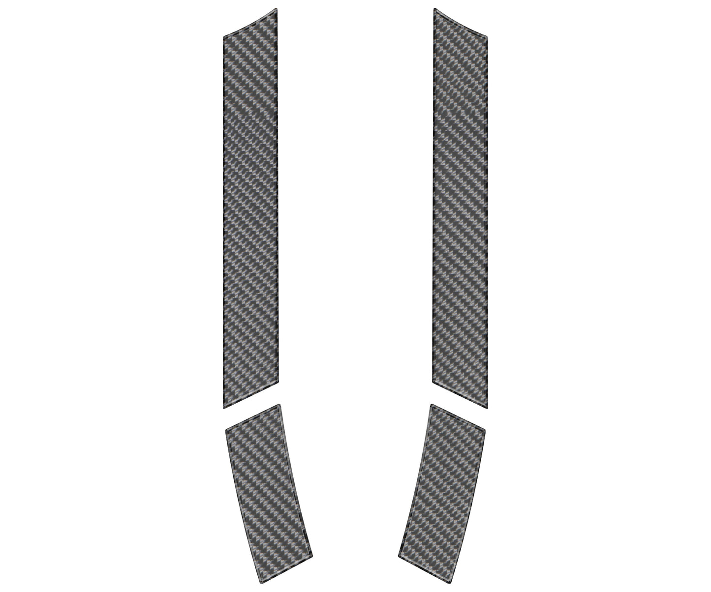 Upper C Pillar Upper Overlays Fits 2024-2026 Toyota Land Cruiser & Lexus GX550