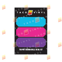 Tacoma Pro Grille Decals