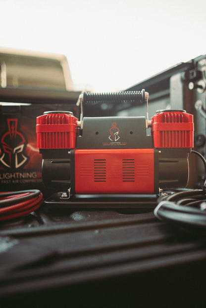 Thor's Lightning Bolt Portable  12v True Dual Air Compressor 10.6 CFM