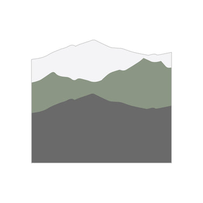 Sunset Mountain Decal