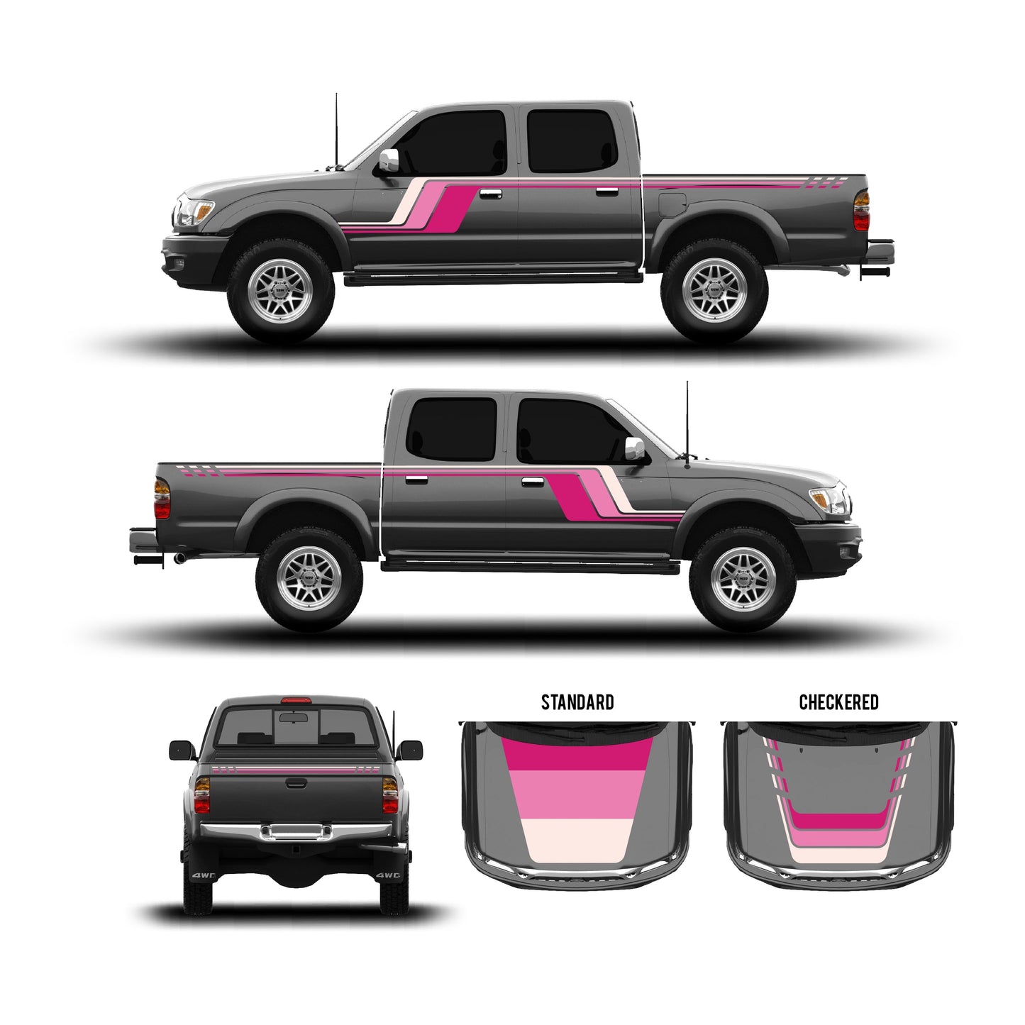 2001-04 Tacoma Checkered Stripe Kit