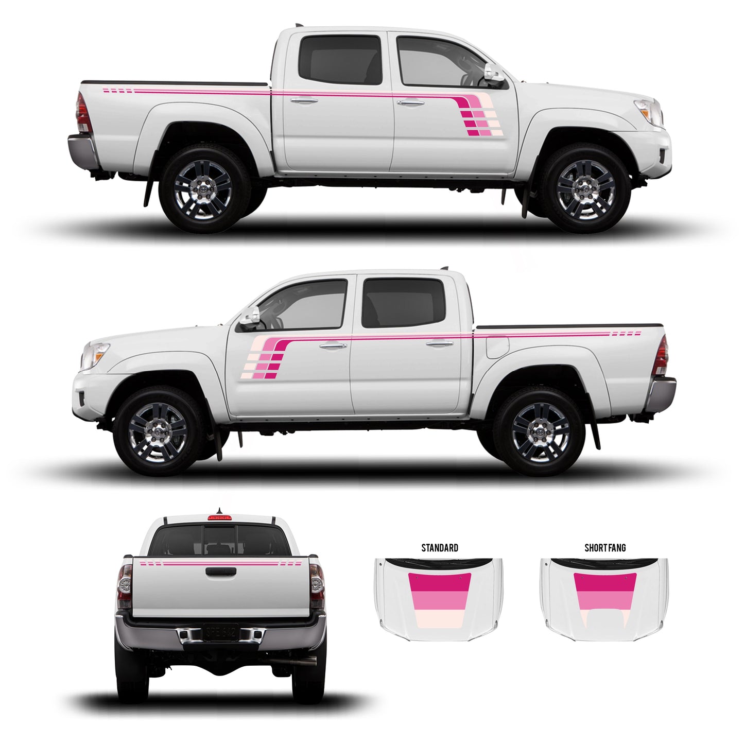 2005-15 Tacoma Checkered Stripe Kit