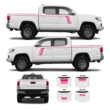 2016-23 Tacoma Checkered Stripe Kit