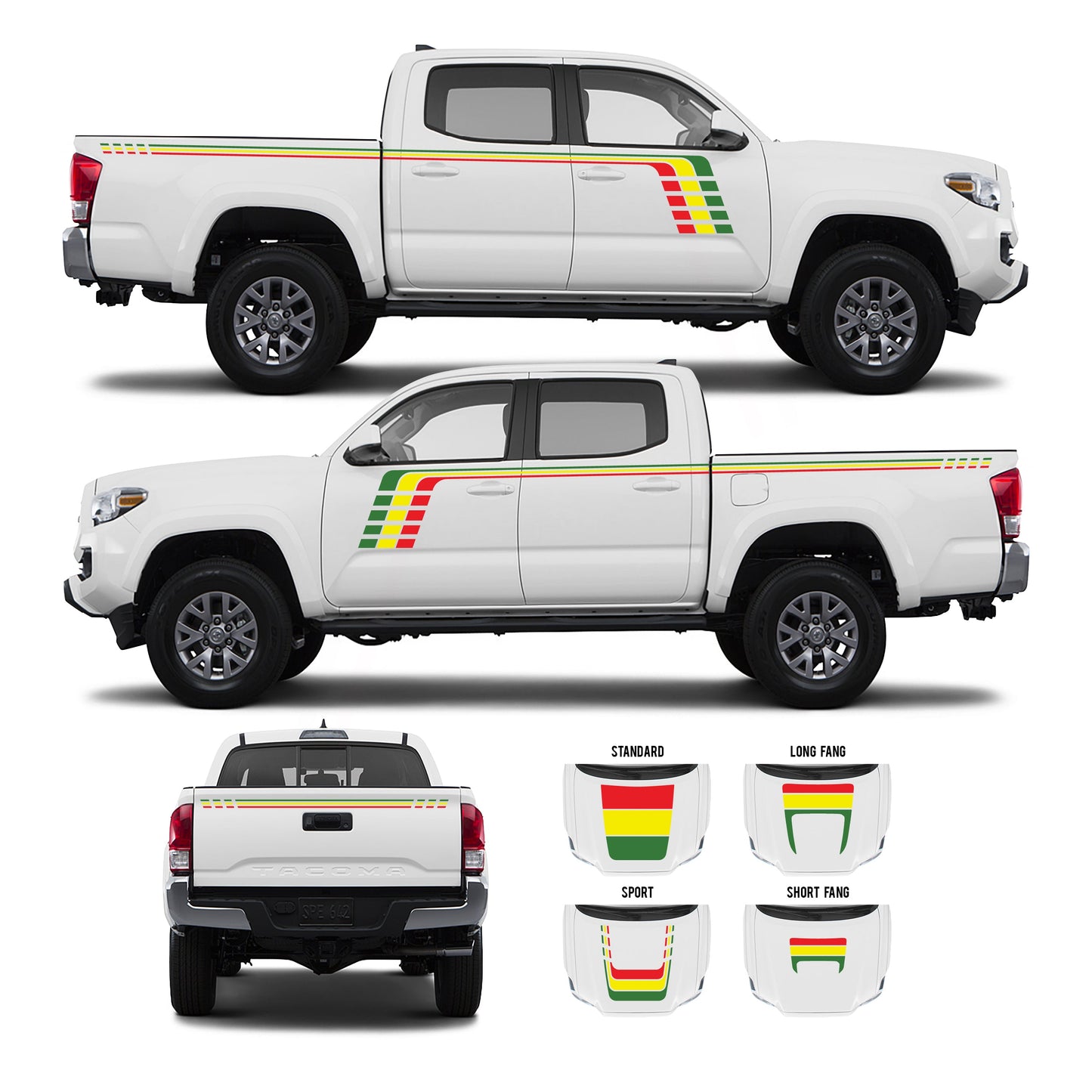 2016-23 Tacoma Checkered Stripe Kit