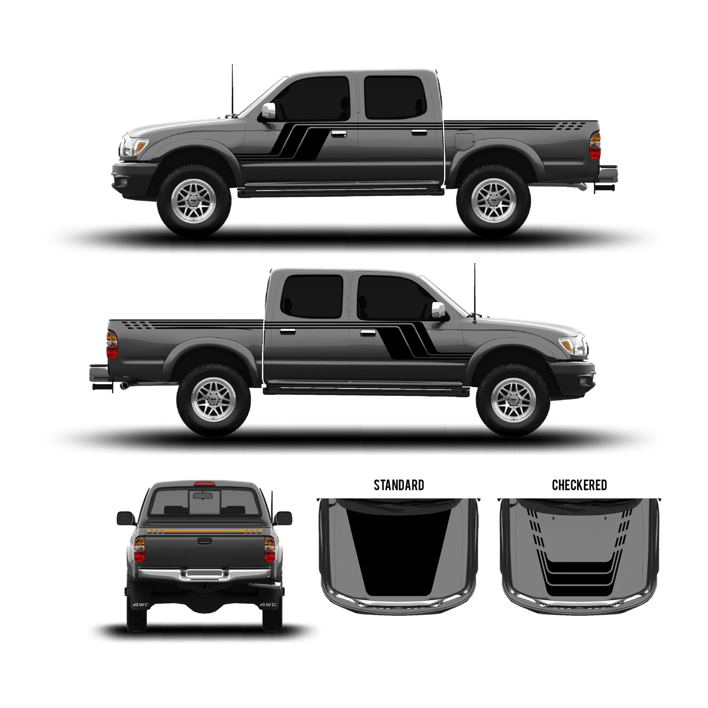 2001-04 Tacoma Checkered Stripe Kit