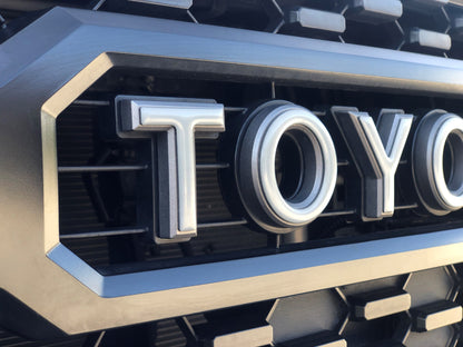 Grille Letter Overlays Fits 2016-2026 Toyota Tacoma