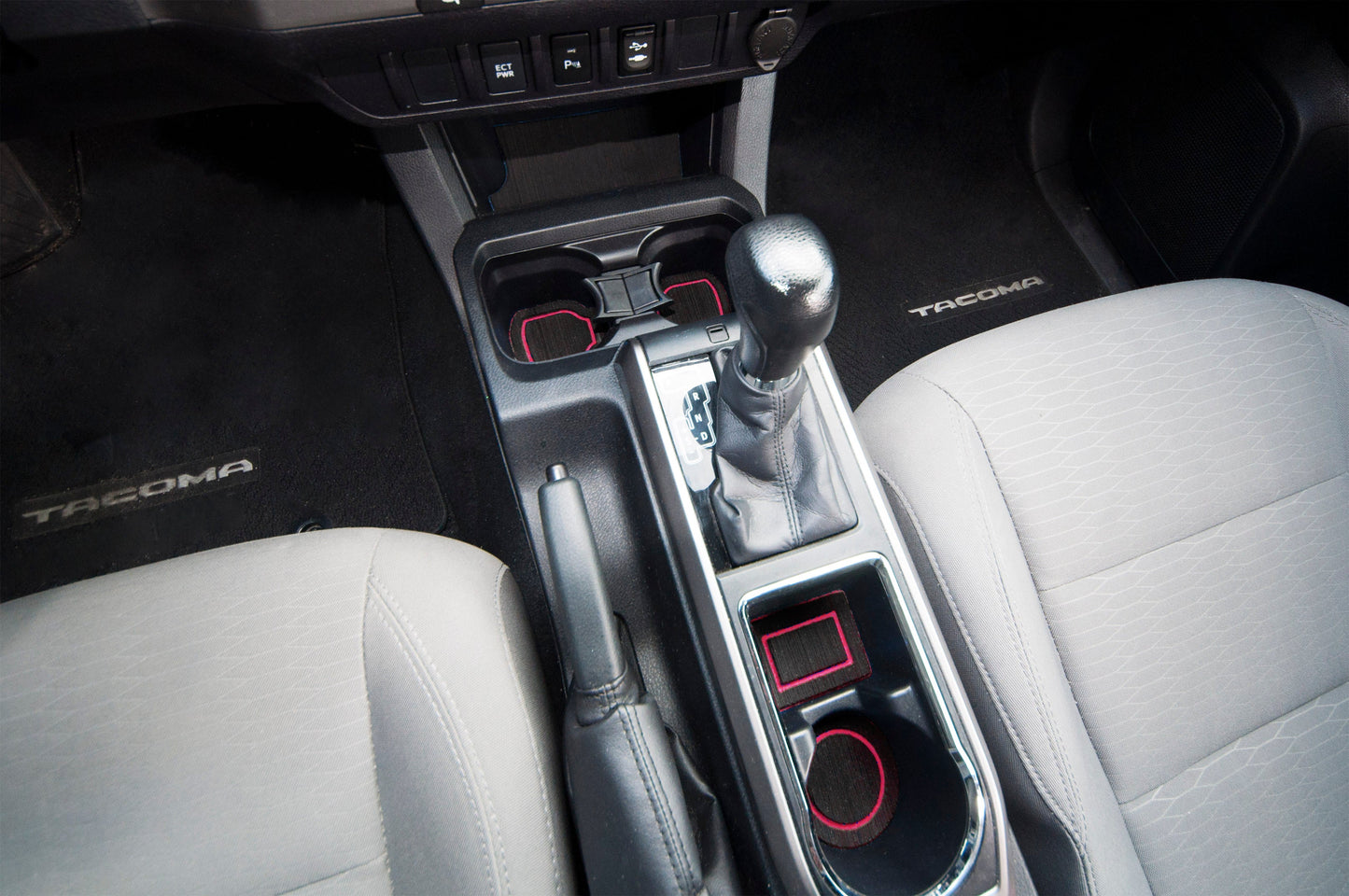 Center Console Cup Holder Inserts Fits 2016-2023 Toyota Tacoma