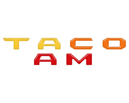 Glove Box Letter Inserts Fits 2016-2023 Toyota Tacoma