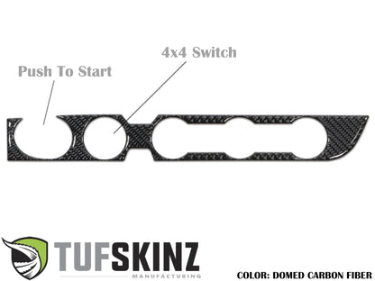 Climate Control Accent Overlay Fits 2016-2023 Toyota Tacoma