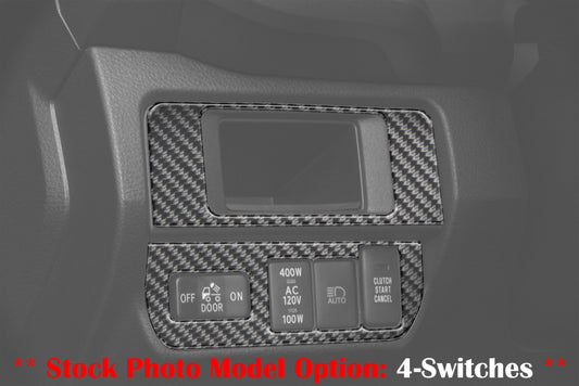 Dim Light Control Accent Overlays Fits 2016-2023 Toyota Tacoma