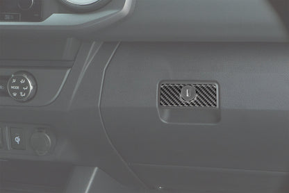 Glove Box Handle Accent Overlay Fits 2016-2023 Toyota Tacoma
