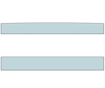 Rear Power Sliding Window Accent Overlays Fits 2016-2023 Toyota Tacoma