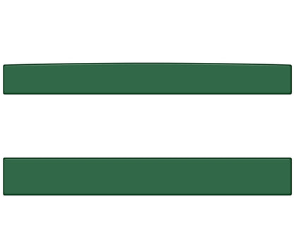 Rear Power Sliding Window Accent Overlays Fits 2016-2023 Toyota Tacoma