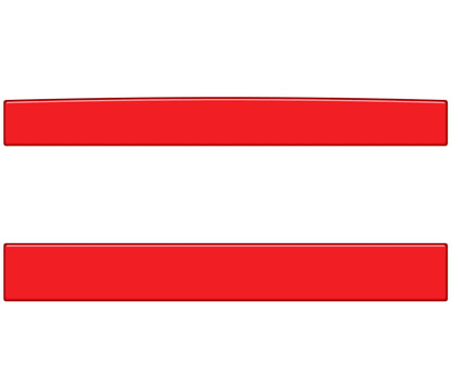 Rear Power Sliding Window Accent Overlays Fits 2016-2023 Toyota Tacoma