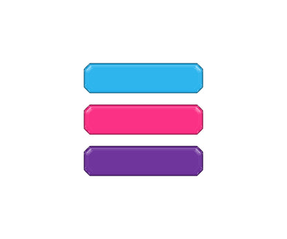 TRI-Color Grille Accent Overlays Fits 2016-2023 Toyota Tacoma TRD Pro Grille