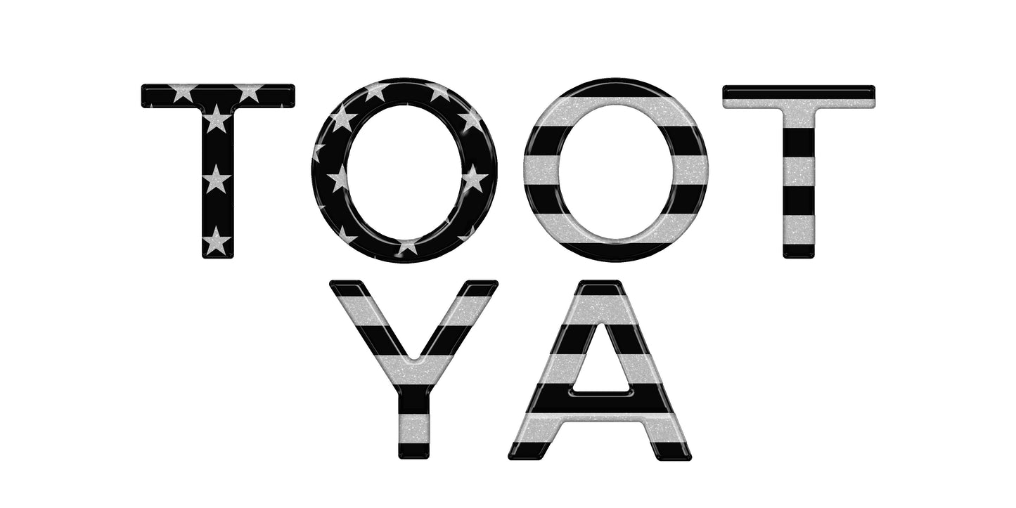 Tailgate Handle Letter Overlays Fits 2016-2023 Toyota Tacoma