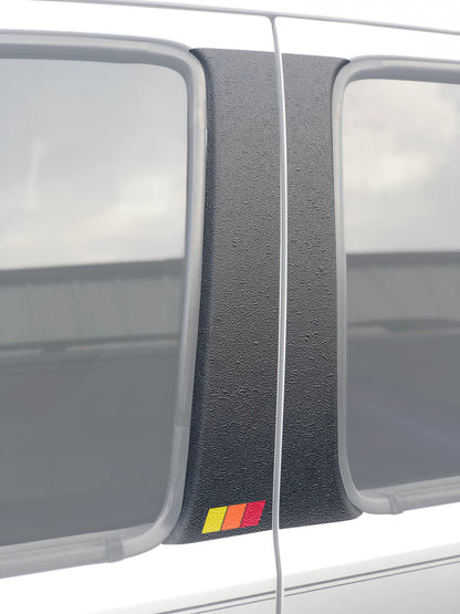 Textured Door Pillar Protection Overlays Fits 2005-2015 Toyota Tacoma