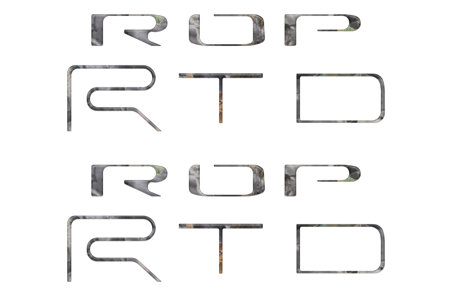Bed Side Letter Inserts Fits 2022-2023 Toyota Tacoma TRD Pro