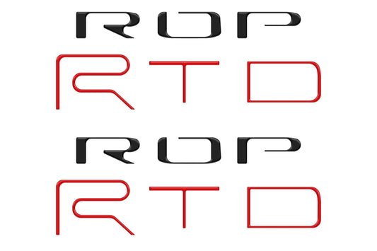 Bed Side Letter Inserts Fits 2022-2023 Toyota Tacoma TRD Pro