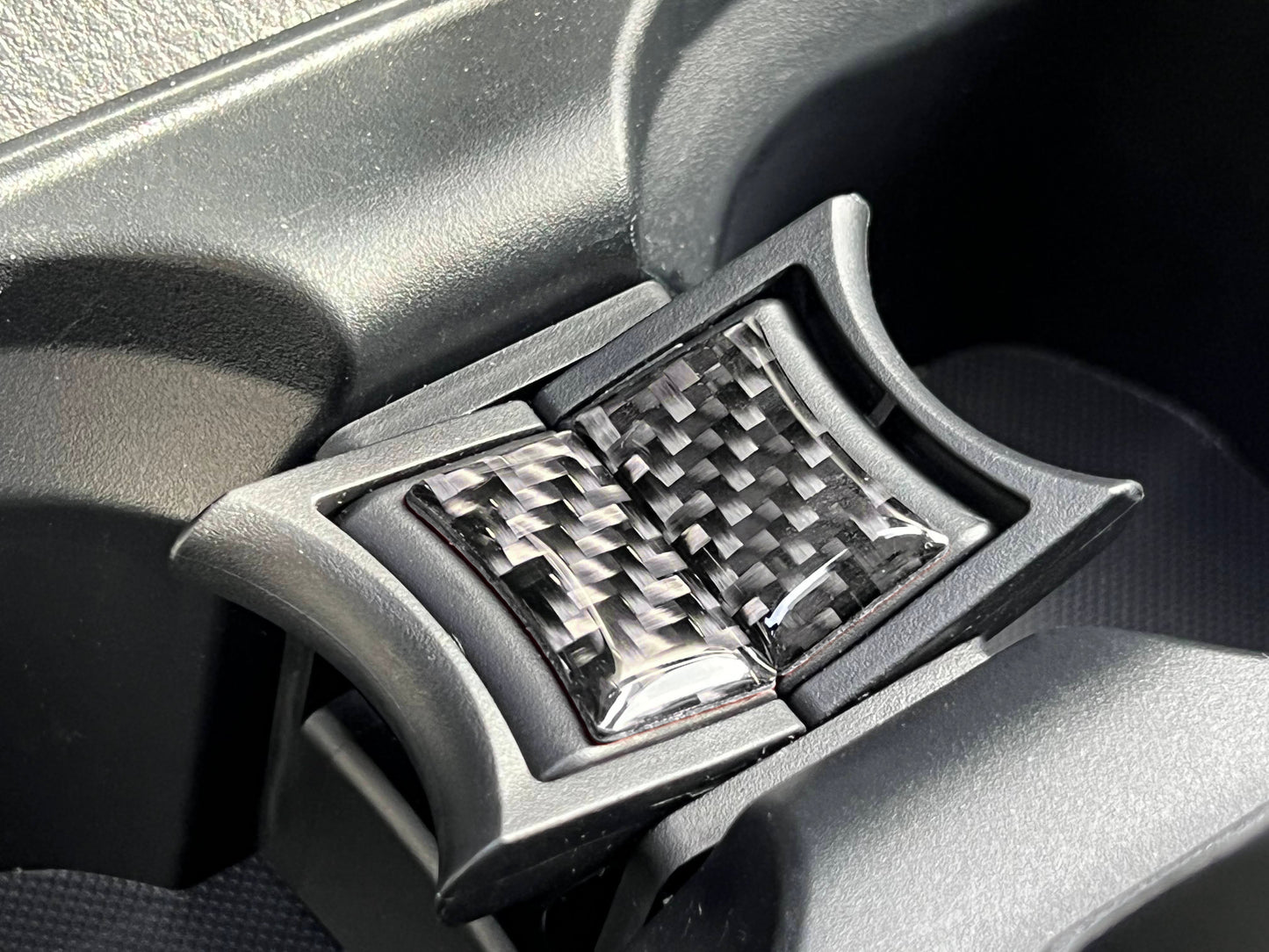 Center Console Cup Holder Divider Overlays Fits 2016-2023 Toyota Tacoma