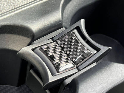 Center Console Cup Holder Divider Overlays Fits 2016-2023 Toyota Tacoma