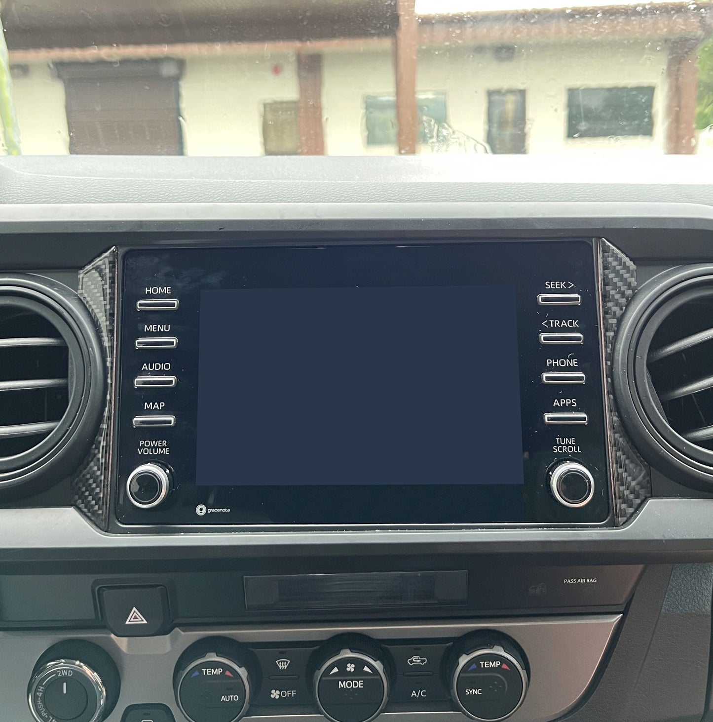 Outer Radio Accent Trim Fits 2016-2023 Toyota Tacoma