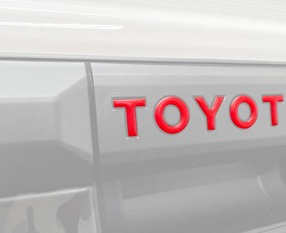 Tailgate Handle Letter Inserts Fits 2024-2026 Toyota Tacoma