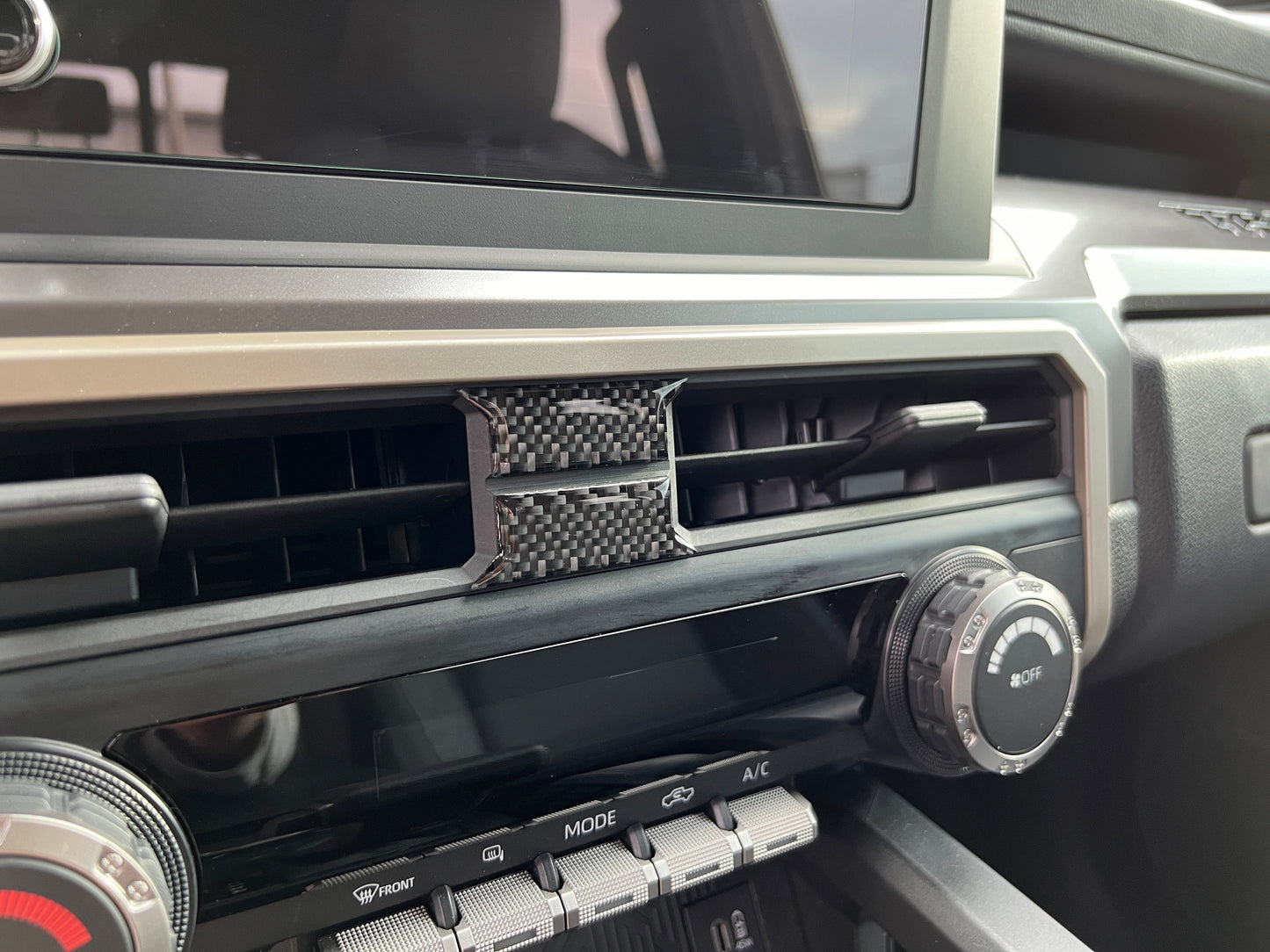 Middle A/C Vent Accent Trim Fits 2024-2024 Toyota Tacoma SR/SR5