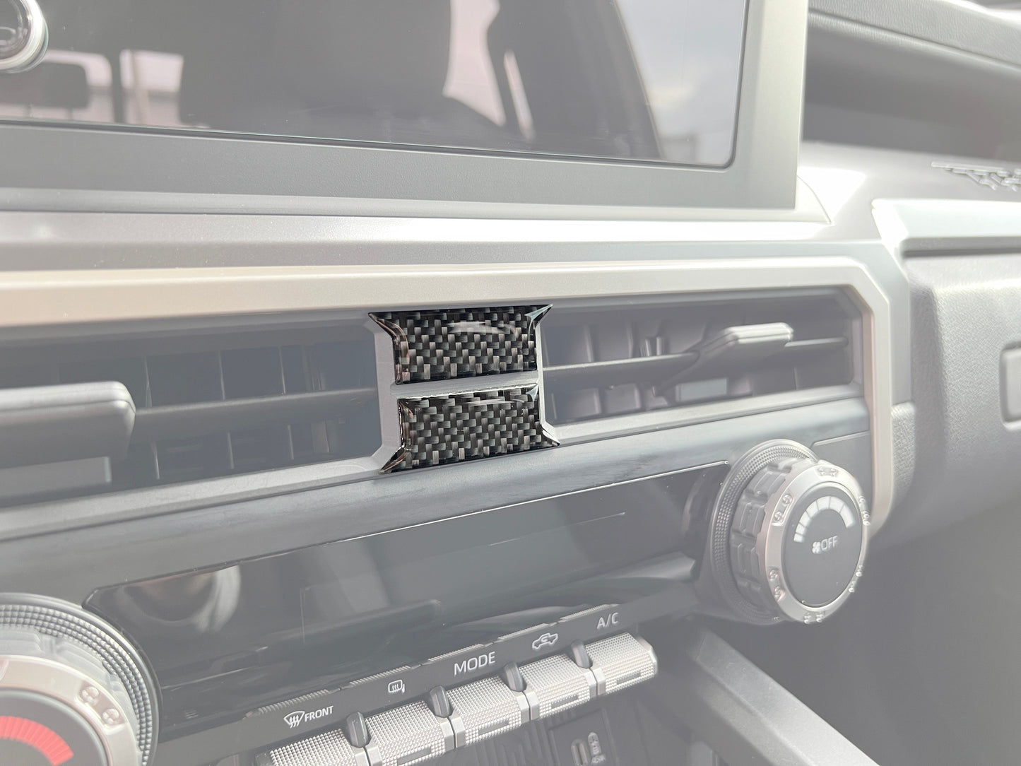 Middle A/C Vent Accent Trim Fits 2024-2024 Toyota Tacoma SR/SR5