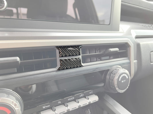Middle A/C Vent Accent Trim Fits 2024-2024 Toyota Tacoma SR/SR5