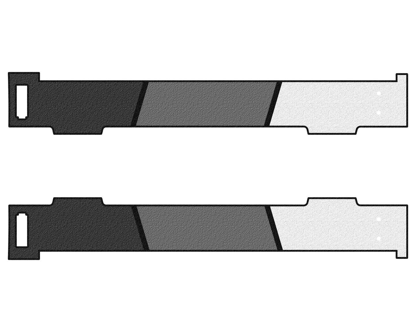 Inner Bedside Liner Overlays Fits 2016-2023 Toyota Tacoma w/5ft Bed