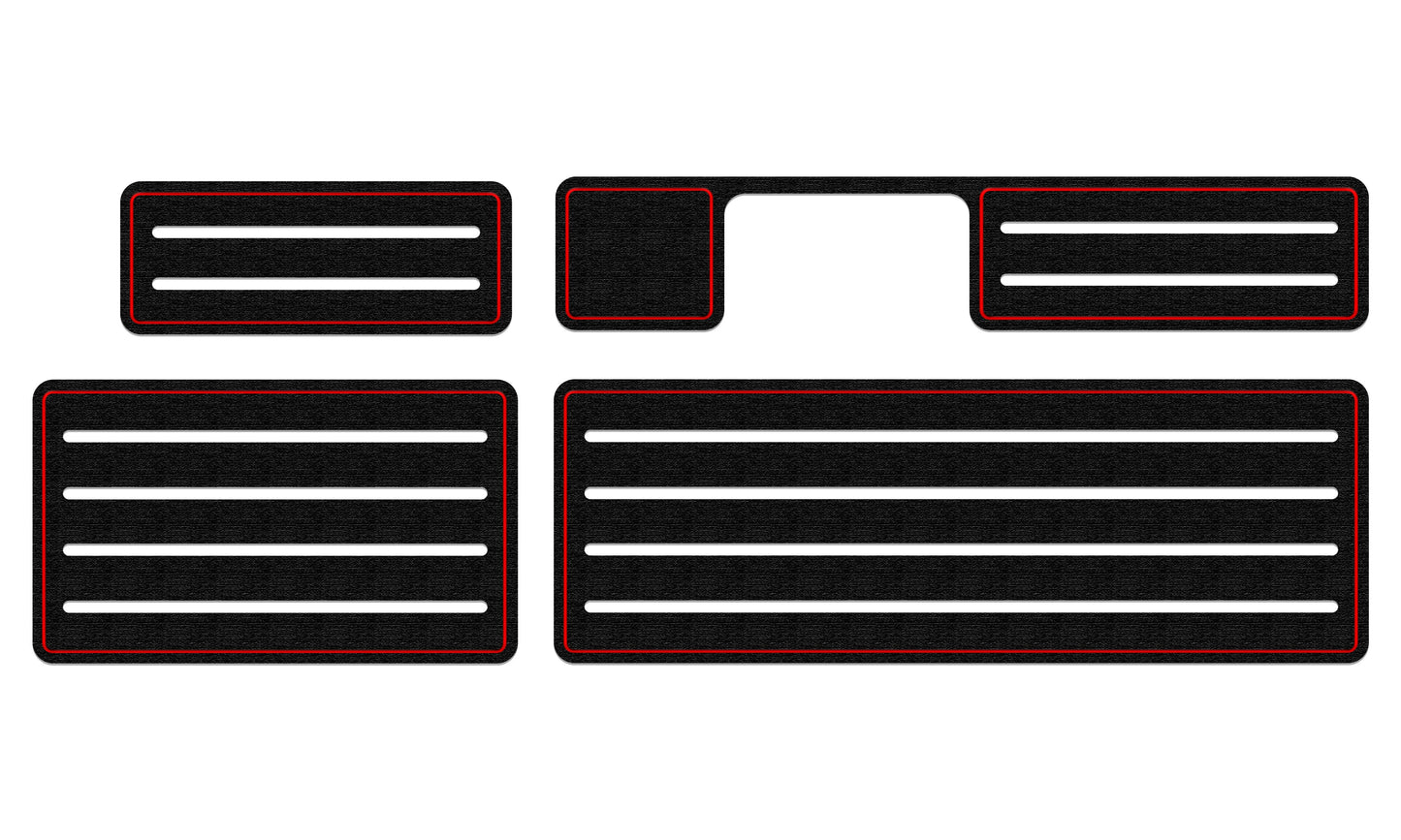 Back Side of Rear Seat Foam Inserts Fits 2016-2023 Toyota Tacoma