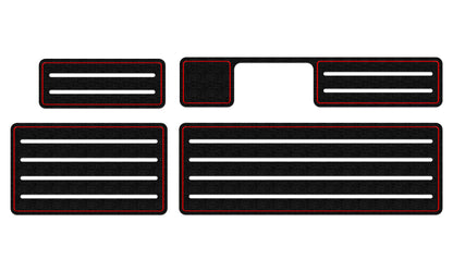 Back Side of Rear Seat Foam Inserts Fits 2016-2023 Toyota Tacoma