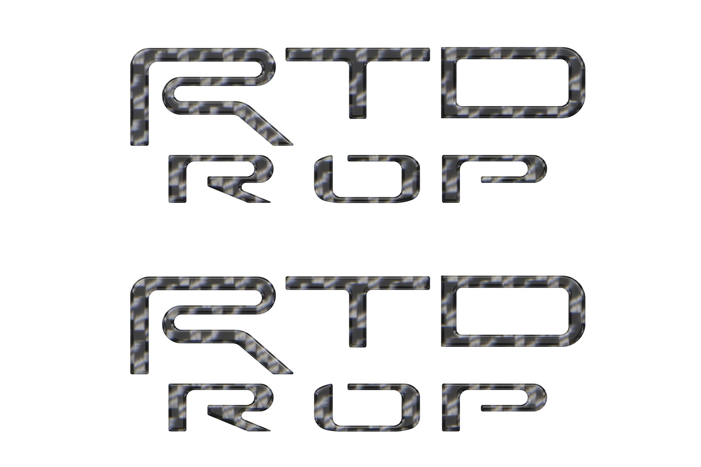 Hood Louver Letter Overlays Fits 2024-2026 Toyota Tacoma