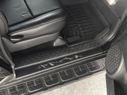 Door Sill Protection Overlays Fits 2006-2014 Toyota FJ Cruiser