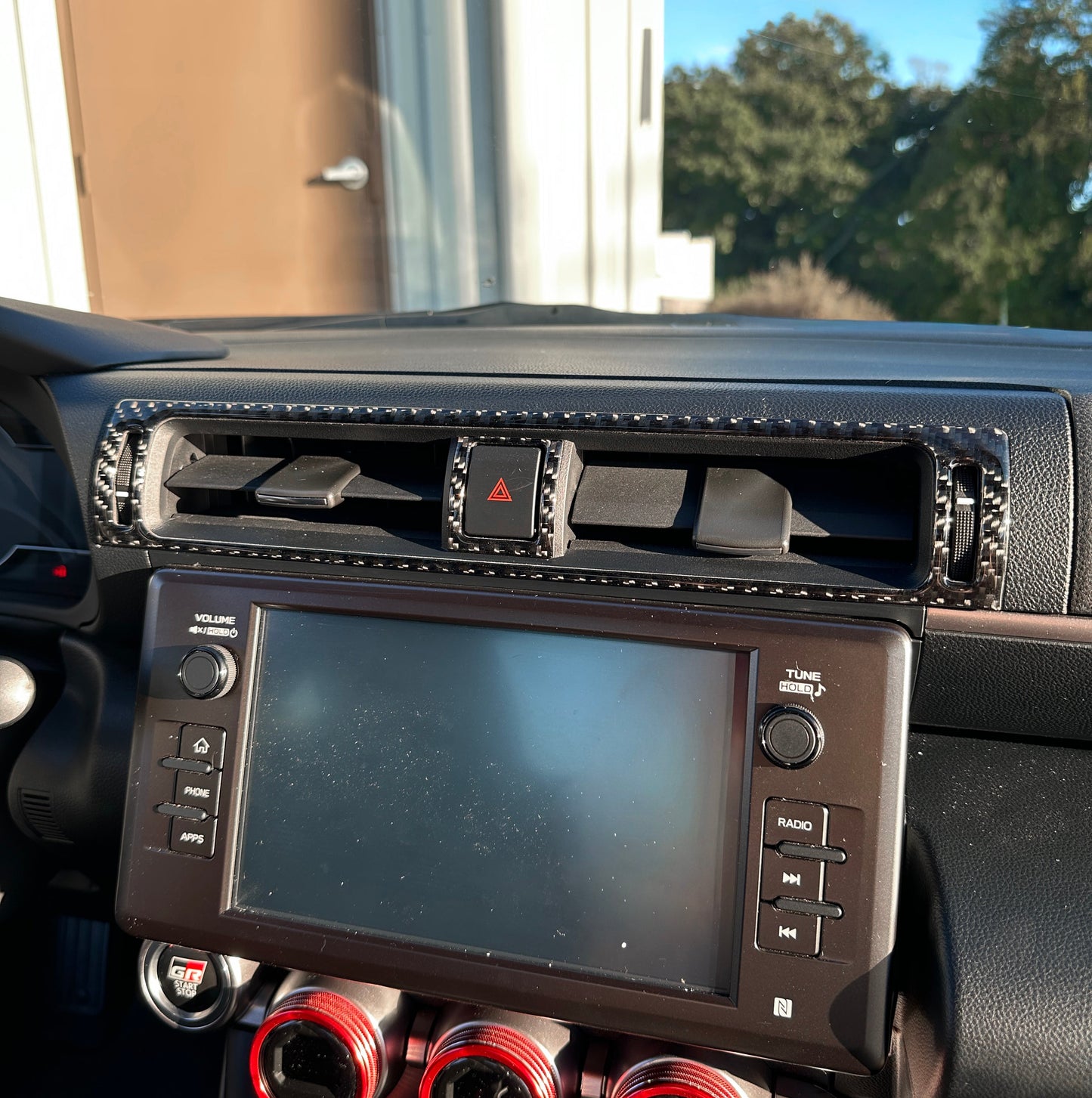 Center A.C. Vent Accent Accent Trim Fits 2021-2026 Toyota GR86