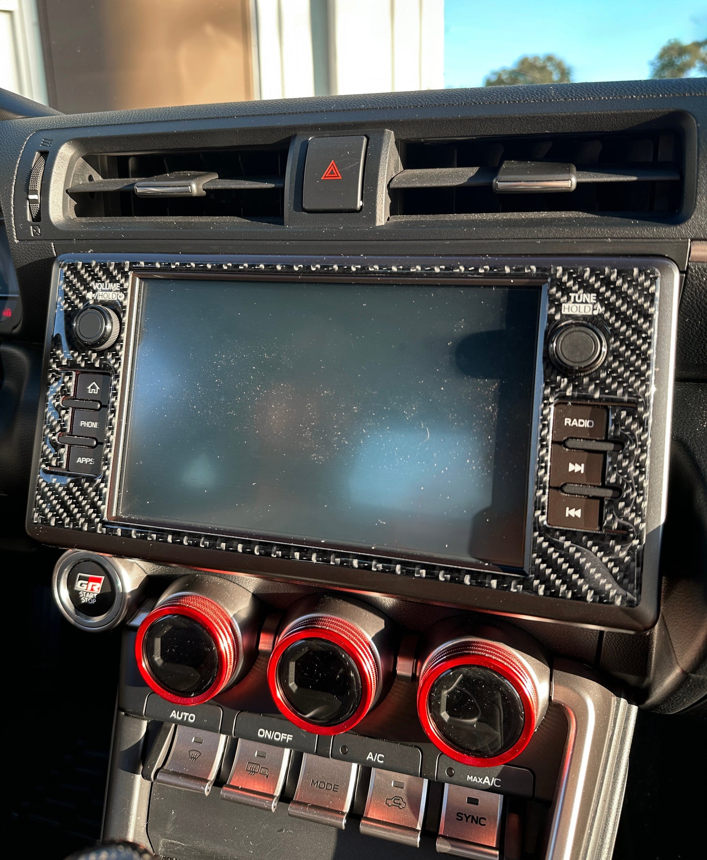 Display Screen Accent Trim Fits 2021-2026 Toyota GR86