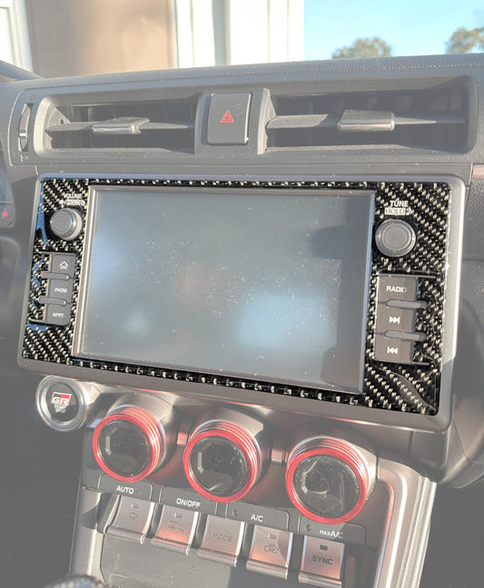 Display Screen Accent Trim Fits 2021-2026 Toyota GR86