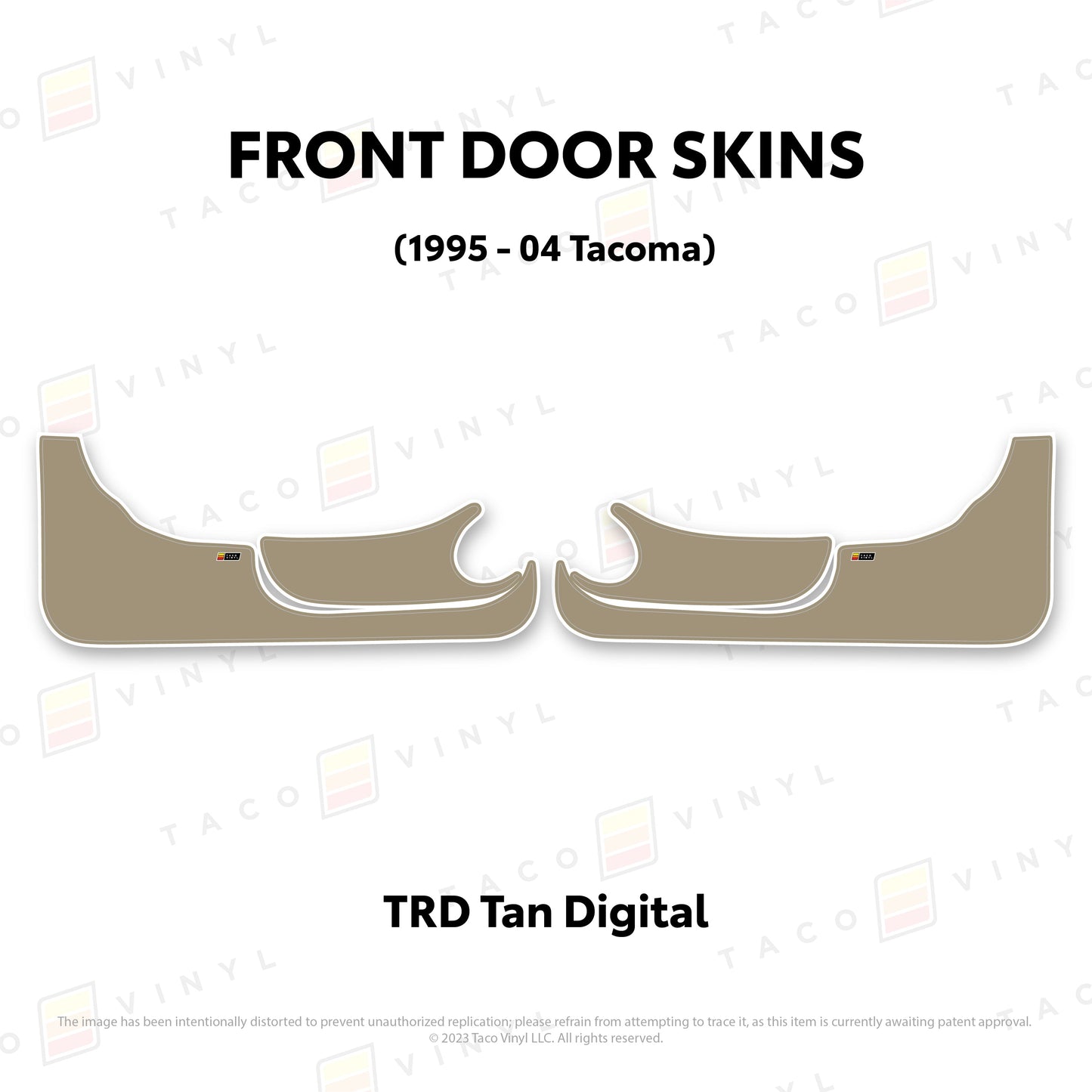 1995-04 Tacoma Door Skins (Lower Section)