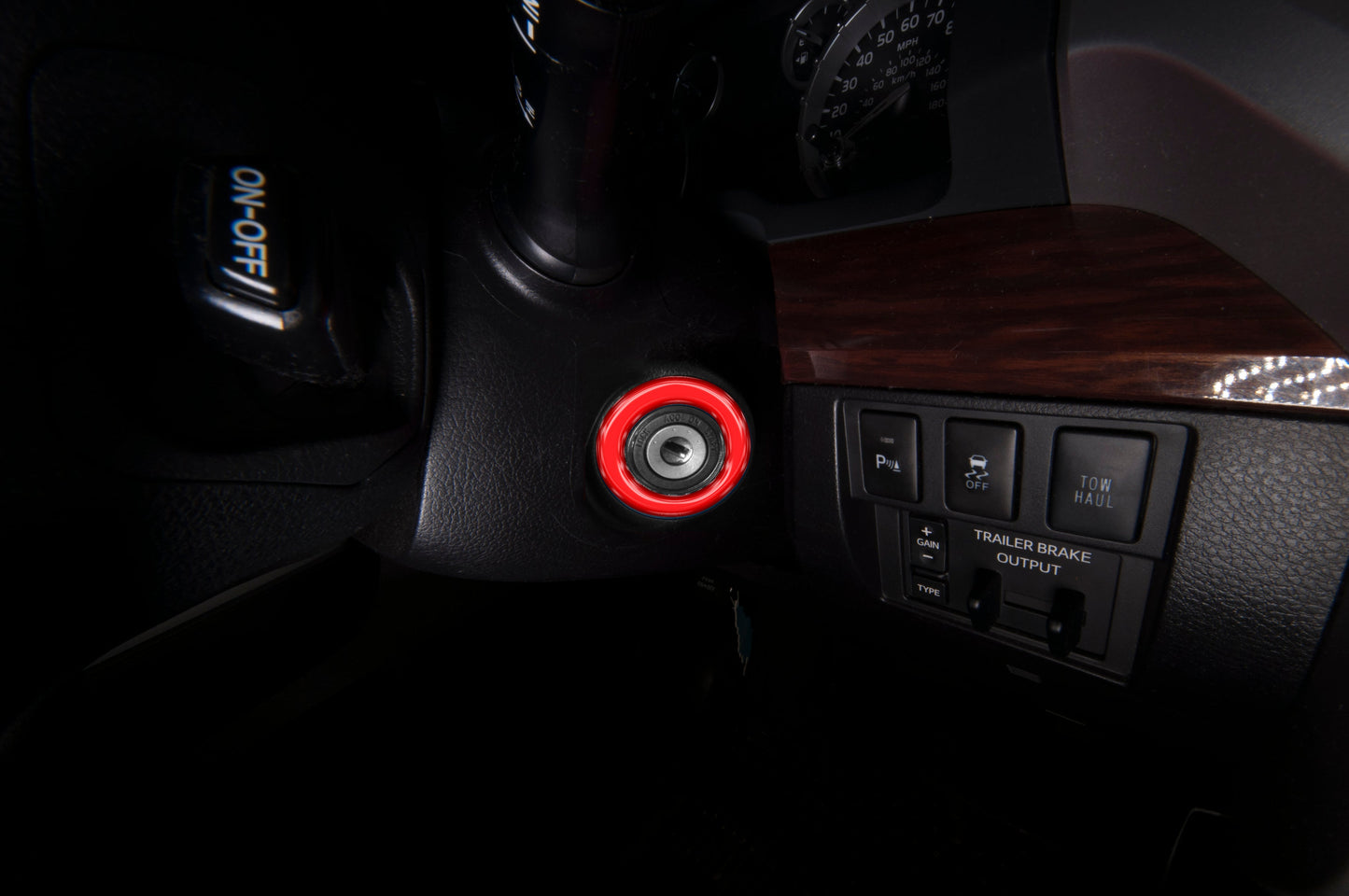 Key Ignition Accent Overlay Fits Tacoma(2016-23) & Tundra(2014-21)