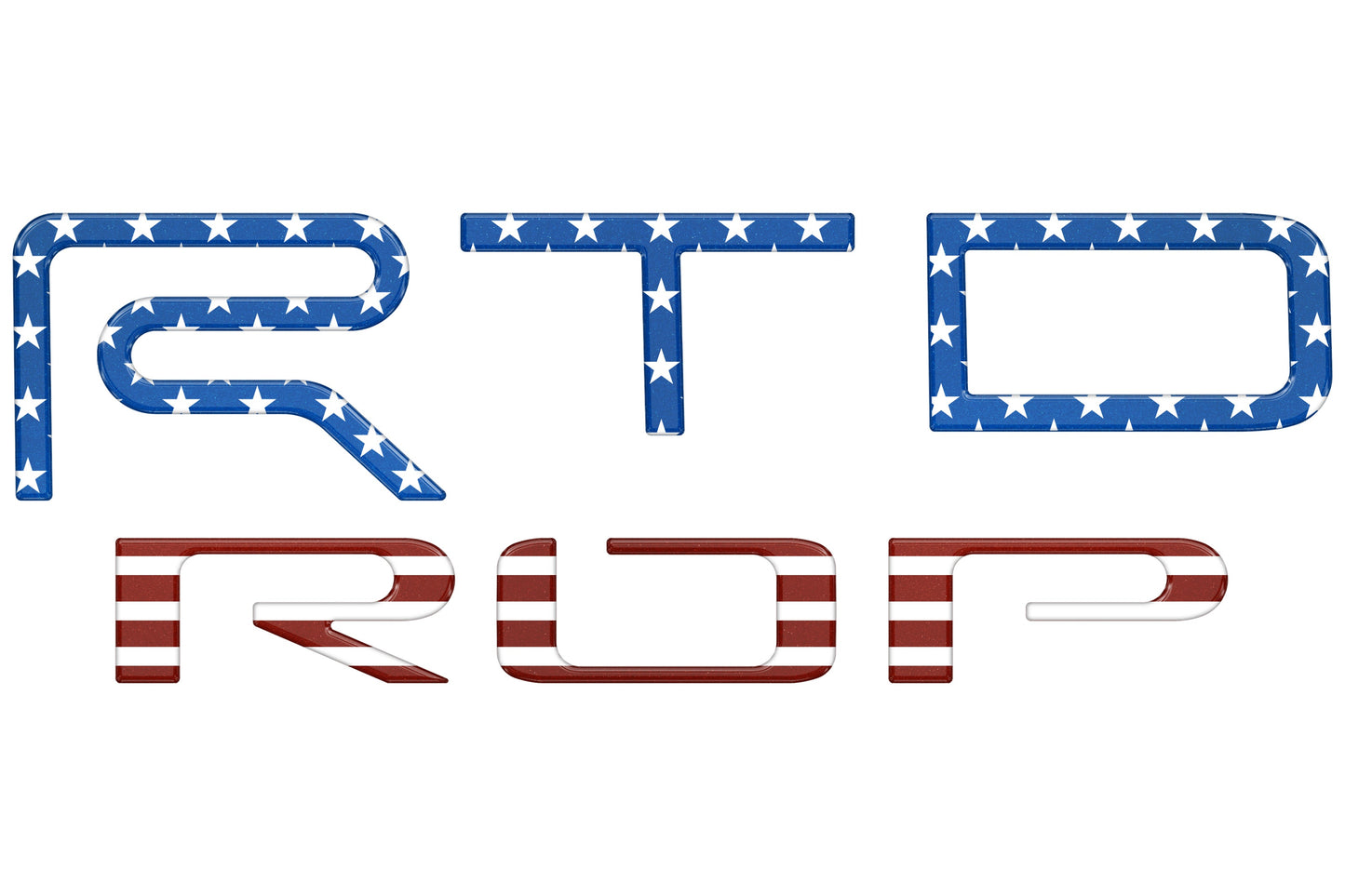 TRD Pro Tailgate Letter Inserts Fits 2022-2026 Toyota Tundra