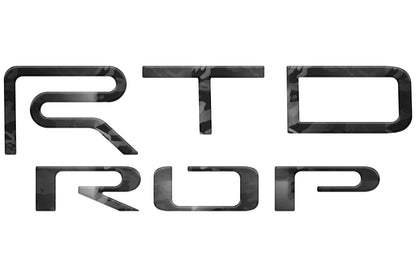 TRD Pro Tailgate Letter Inserts Fits 2022-2026 Toyota Tundra